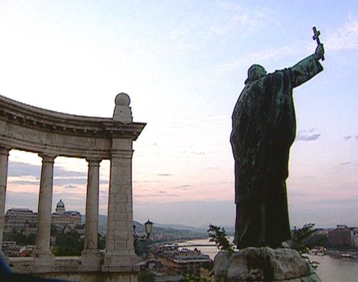 Budapest-Gellérthegy Szent Gellért szobra
